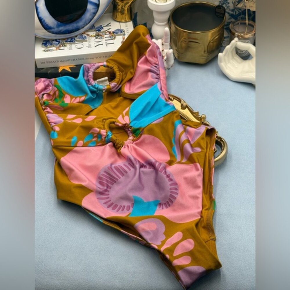 🆕 ZIMMERMANN 🧿 NWOT Teddy Double Ring 1PC Bathing Suit, Sz 2 US 6 - 8 - Picture 12 of 16